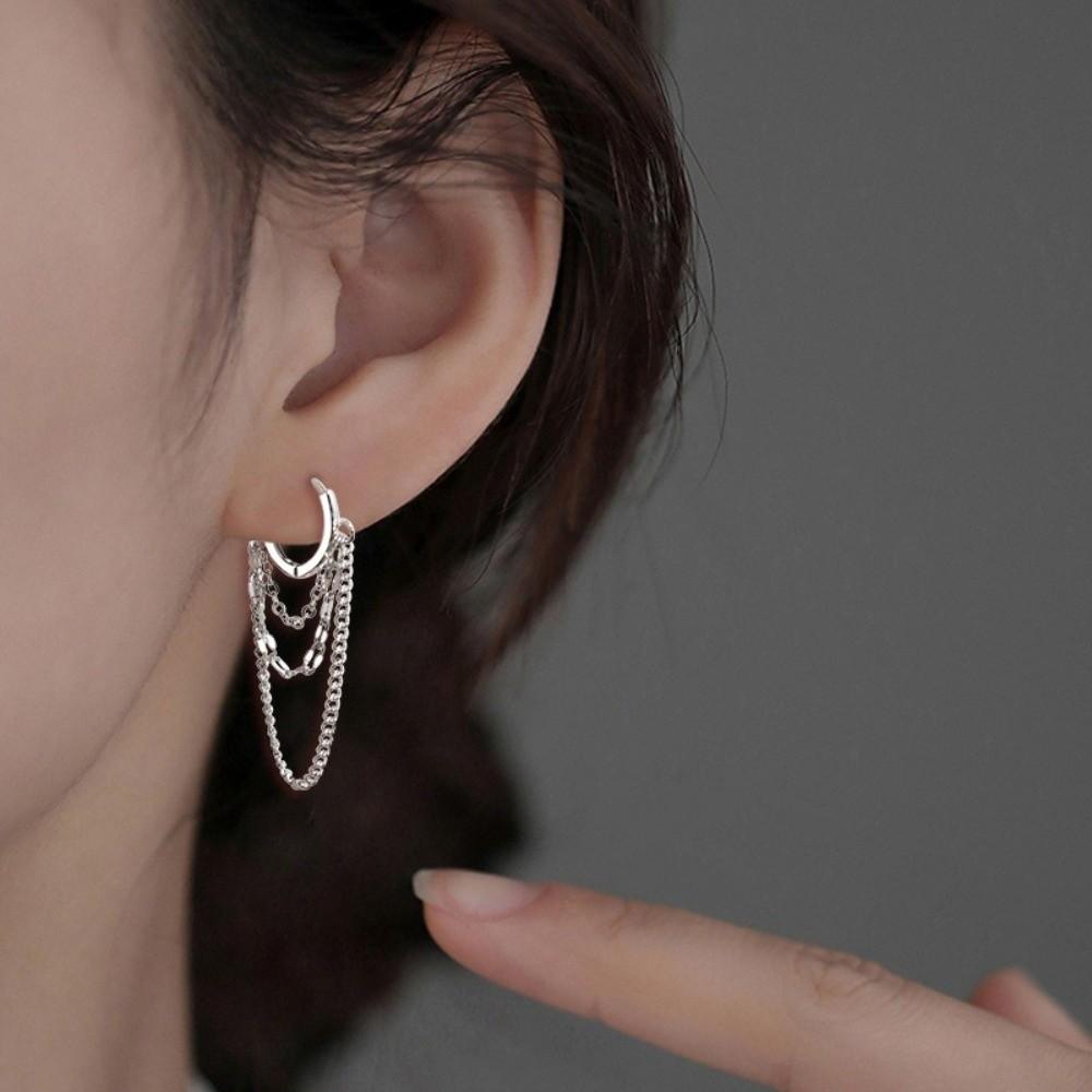 Hypoallergenic Chain Earrings Tassel Dangle Drop Earrings Fashion Hoop Earrings  Daily Wear