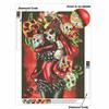 Dia De Los Muertos 5D Diamond Painting Full Round Drill Mosaic Diamond Embroidery Belief In Heart Cross Stitch Kits Home Decor Home Decor