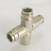 High Pressure Brass 9.52mm misting Nozzle Connector 3/8 Inch Slide Lock Connector Tee Elbow Straight Connector Spray Acce