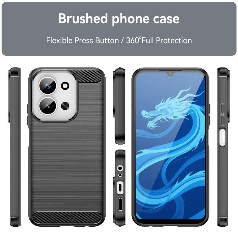 For Xiaomi Redmi 15C 4G case For Xiaomi Redmi 15C 4G Case Carbon Fiber Shockproof Soft Silicone Back Case For Redmi 15C 4G