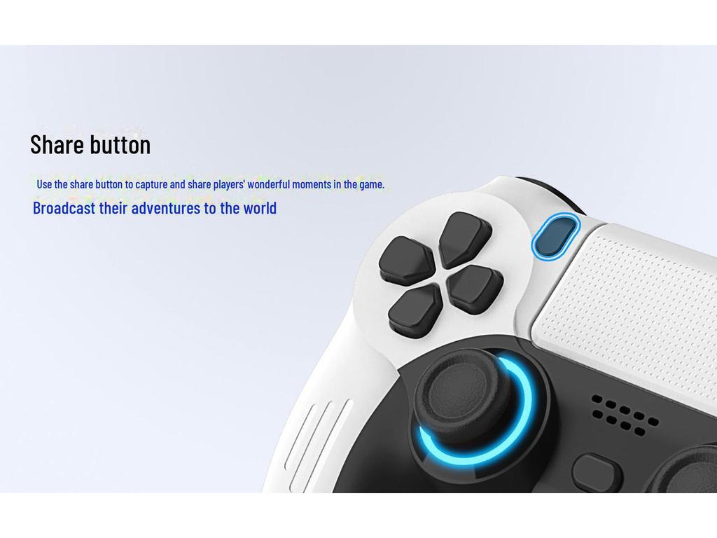 P5 Wired Controller with Macro Programming, Touchpad, Vibration, and Button Replacement