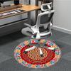 1pc Dragon Clouds "Lucky Symbol" Office Round Area Rug, Indoor Mat Suitable For Office, Under Office Chairs Bedroom Living Room Home Décor