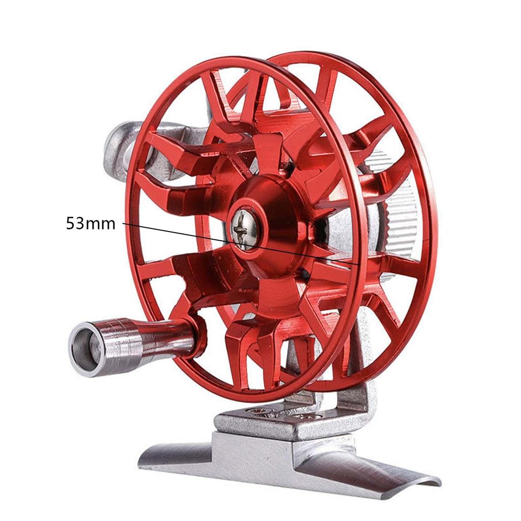 Fishing Reel Fly Wheel Spool Aluminum Alloy Body Adjustable Brake Pad Design Lightweight