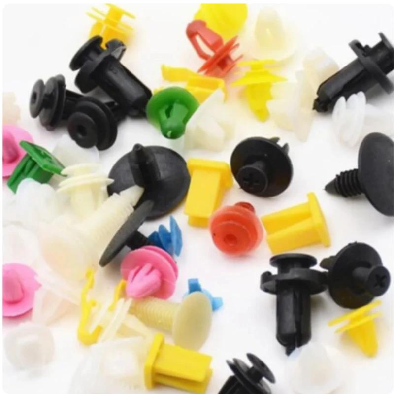 200/500pcs Universal Hybrid Car Bumper Engine Expansion Rivet Door Trim Panel Snap
