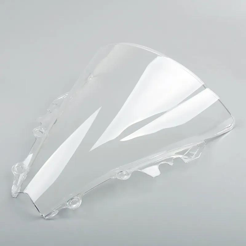 Clear Double Bubble Windscreen Windshield Screen ABS Shield Fit For Yamaha YZF R6 2006-2007