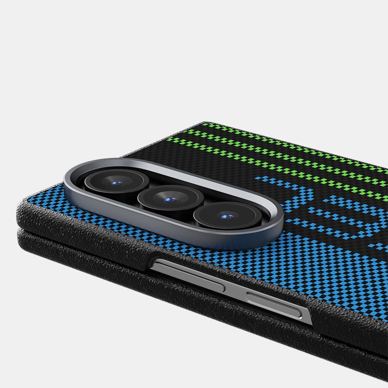 Für Samsung Galaxy Z Fold 7 Hülle Harte Business Carbonfaser Metall Linse Magnetische Schutzhülle Für Galaxy Z Fold7 Schale