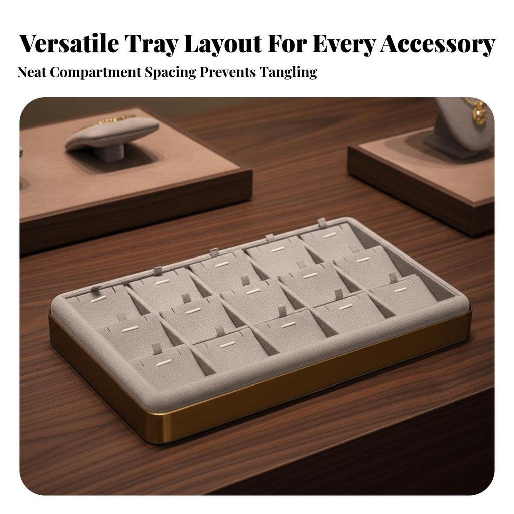 Jewelry Display Tray Sturdy for Retail Counters