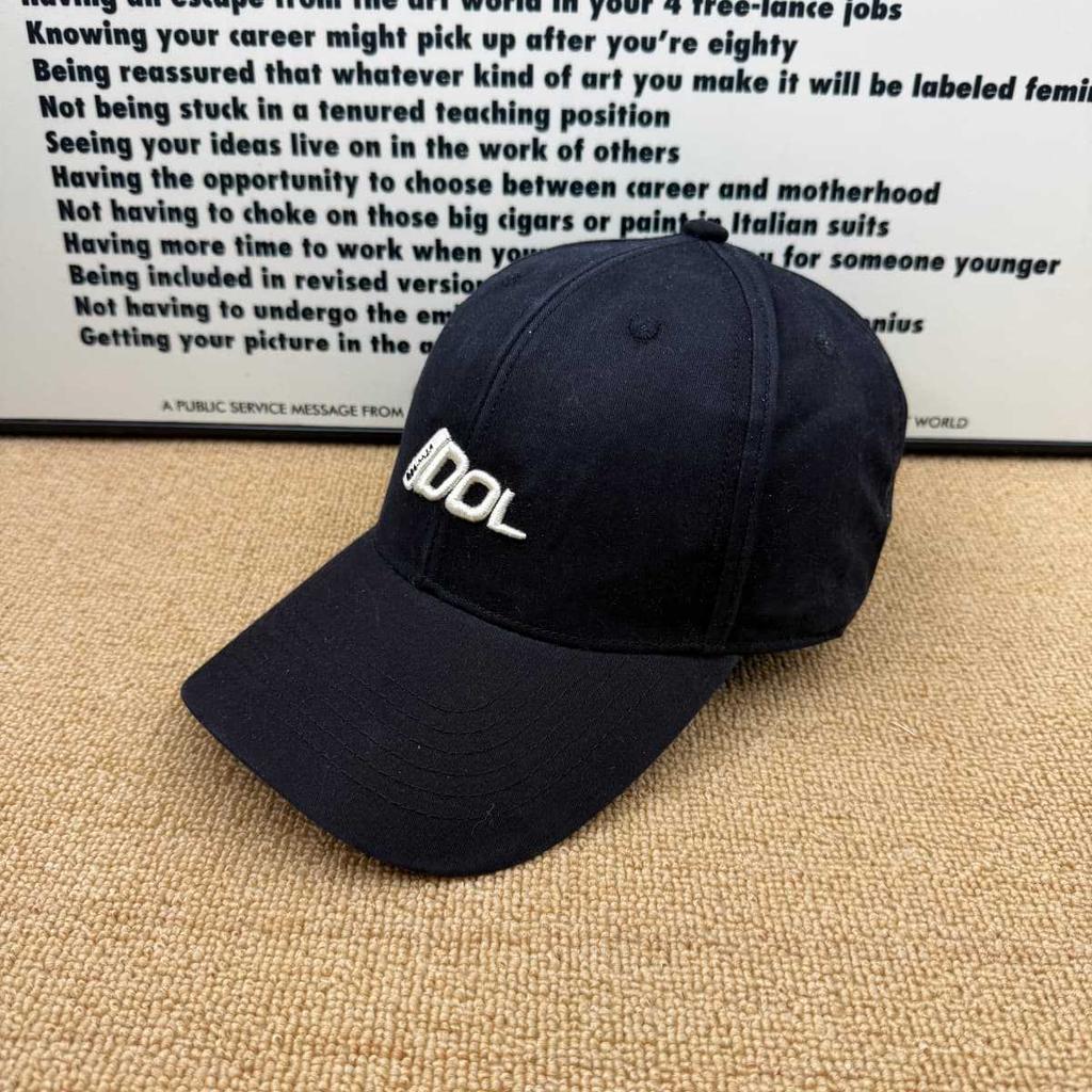 Simple IDOL Alphabet Baseball Cap Men's and Women's Soft Top Comfortable Visor Casual Versatile Cap