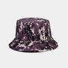 Outdoor Sunshade Camouflage Foldable Sun Beach Fishing Double-Sided Cotton Fisherman Camo Reversible Bucket Hat Cap