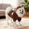 Fashion Thick Pet Dog Hoodie Fleece Rainbow Dog Sweatshirt Soft Warm Puppy Pullover Cold Weather
