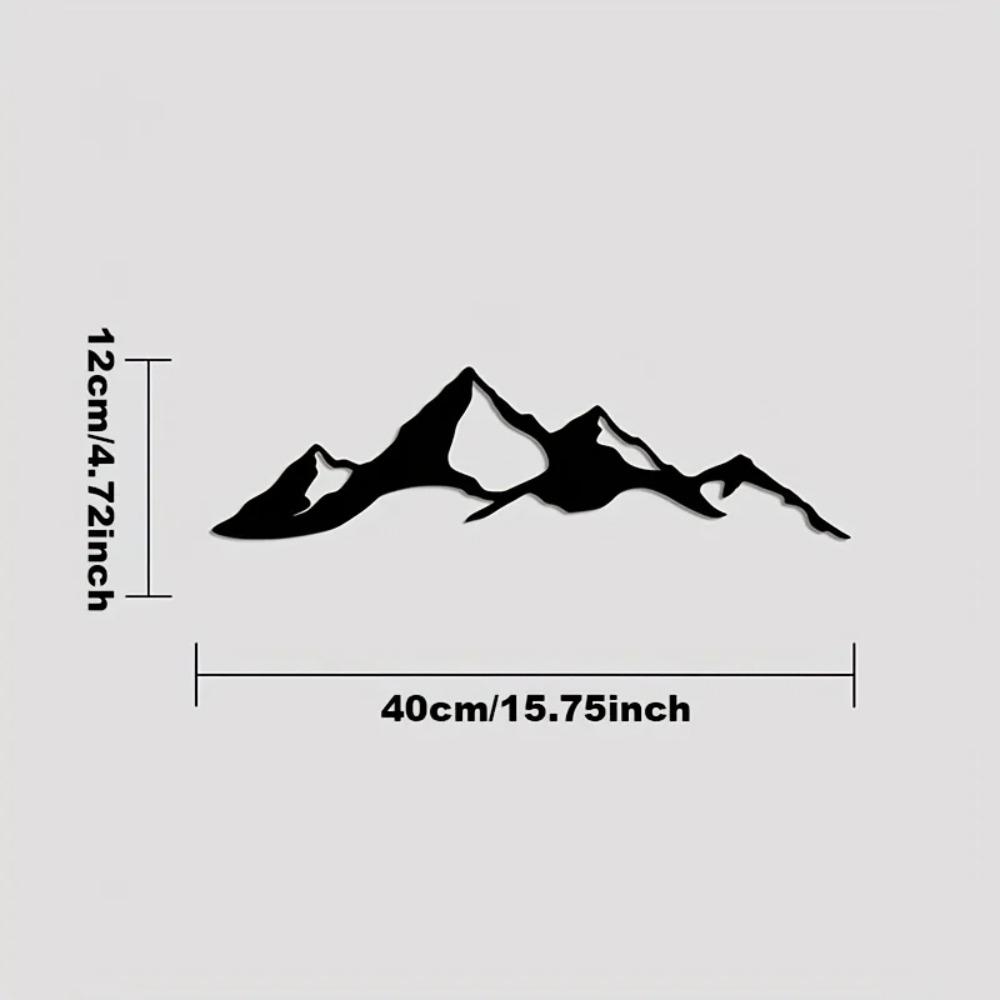 Denali Mountain Metal Wall Art – Durable, Rust-Free Aluminum Composite, Stylish Indoor & Outdoor Wall Decor for Elegant Spaces