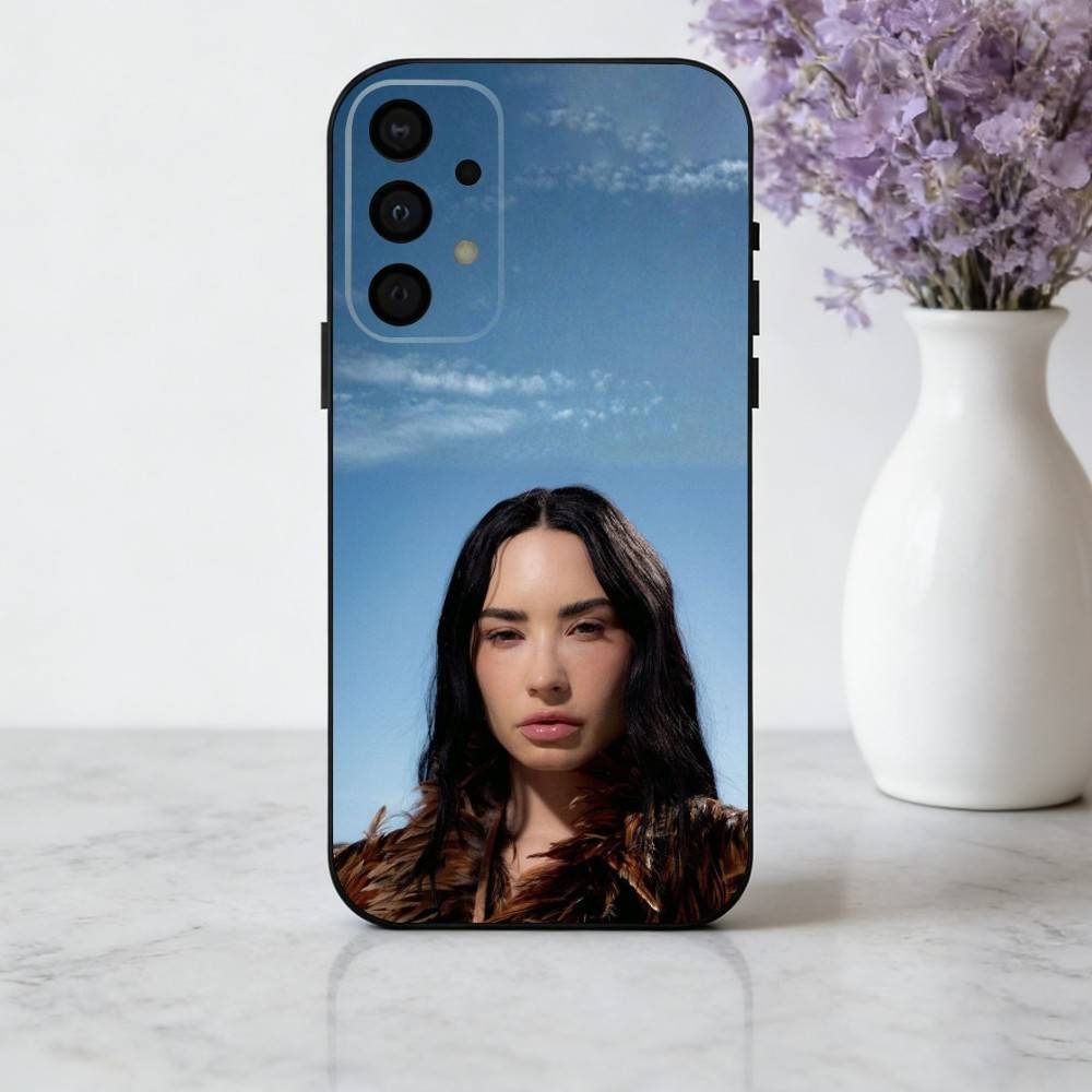D-Demi L-LovatoS Singer Phone Case For Samsung Galaxy A73,A72,A71,A70,A53,A52,A51,Soft Silicone Black Cover