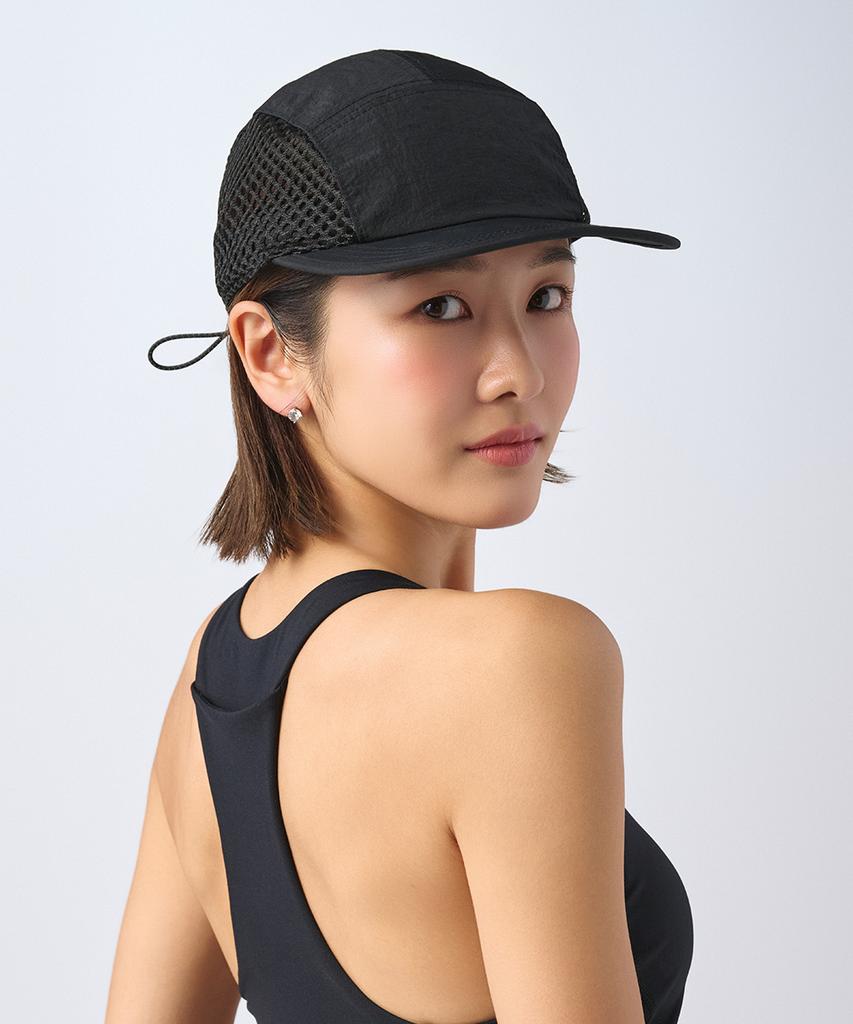 MUSINSA STANDARD SPORTS Running Ripstop Camp Cap [Black]