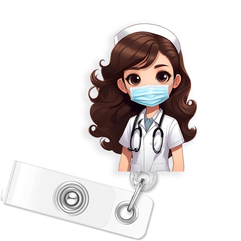 Nurse Scroll ID Holder with Scalable Design. Ideal for Nurses, Students, Doctors. Perfect for Work or As a Christmas Gift.