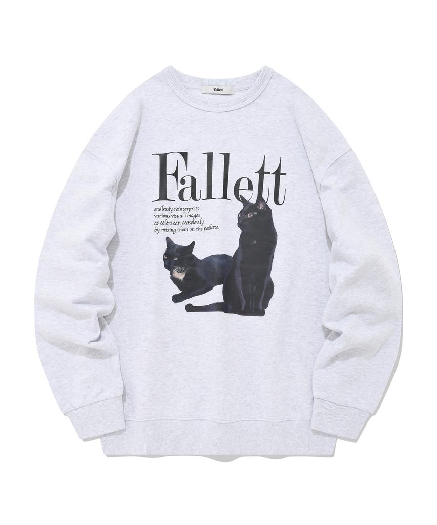 FALLETT Deuce Nero Sweatshirt Light Gray