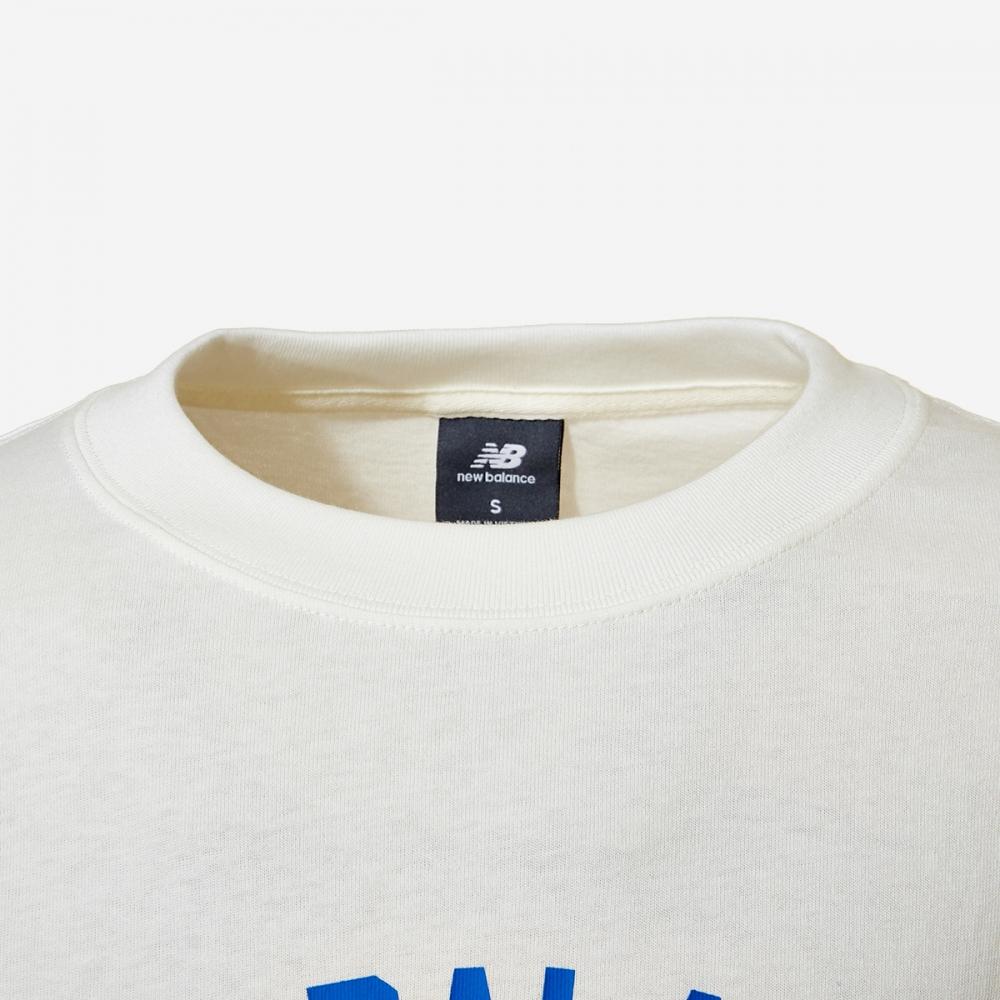 New Balance Uni Athletic Short Tee Nbneebs311   10  White