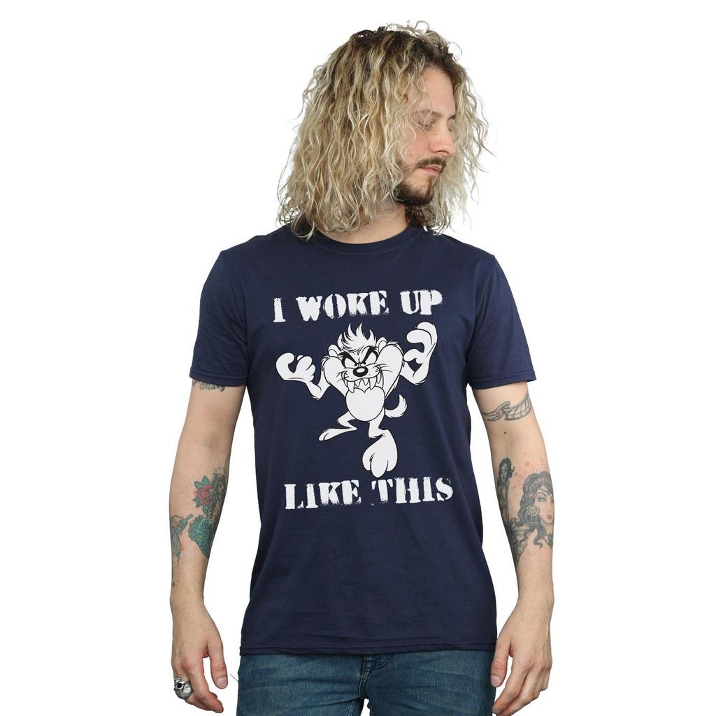 Looney Tunes Mens Taz I Woke Up Like This T-Shirt