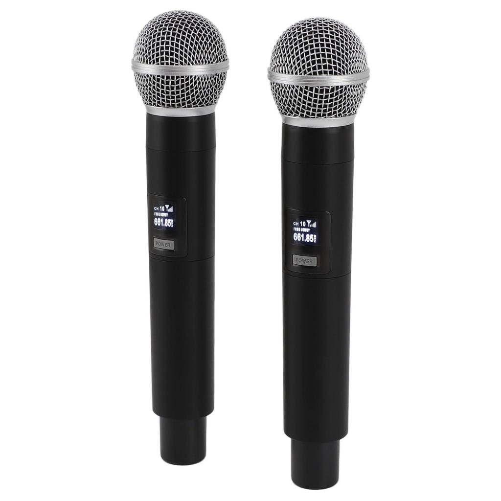 JGGLD Wireless VHF Handheld Microphone USB Rechargeable Professional Karaoke