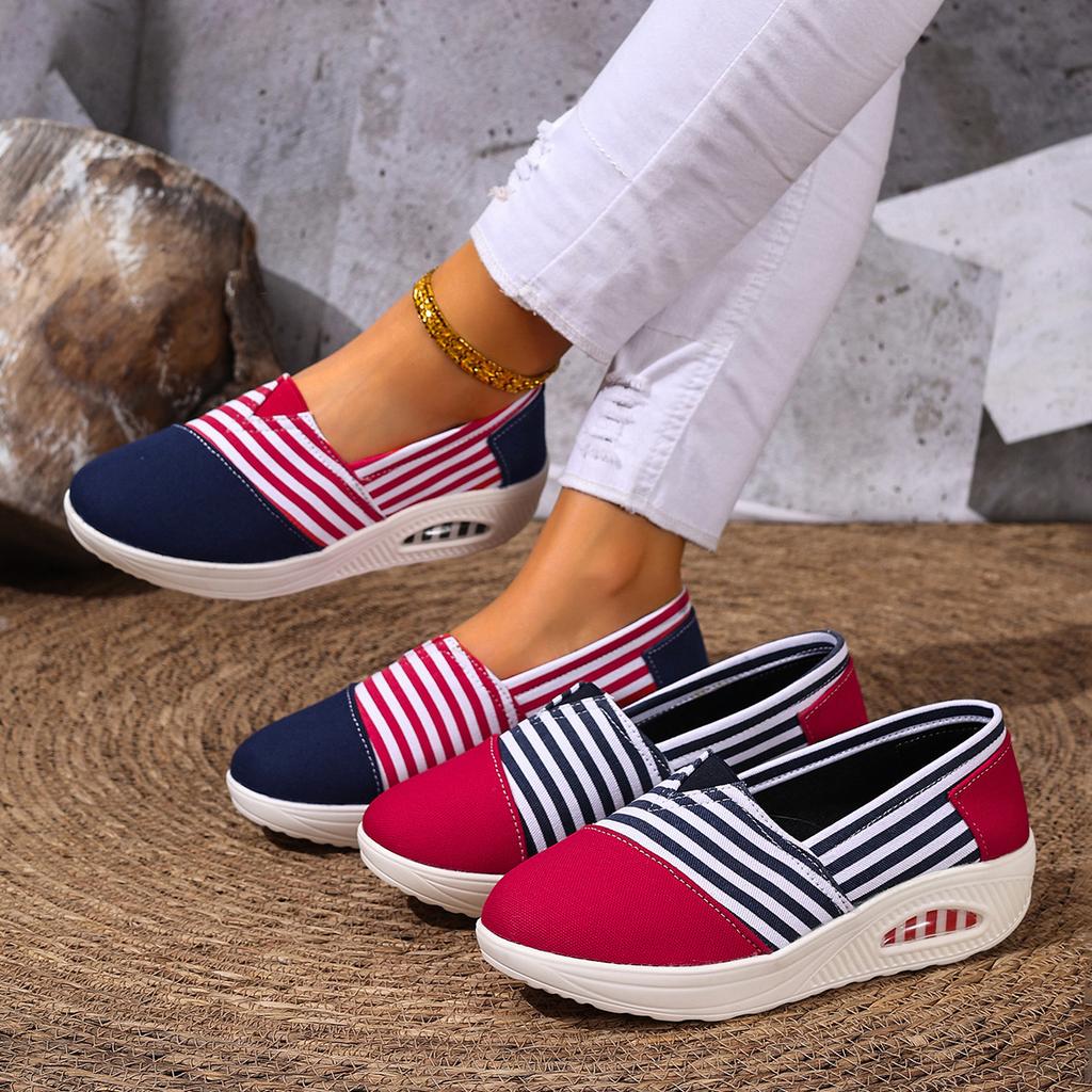 2025 Spring and Autumn New Large Size Shoes Women's Wedge Heel Light Single Shoes One Pedal Women's Shoes Foreign Trade Women's Shoes