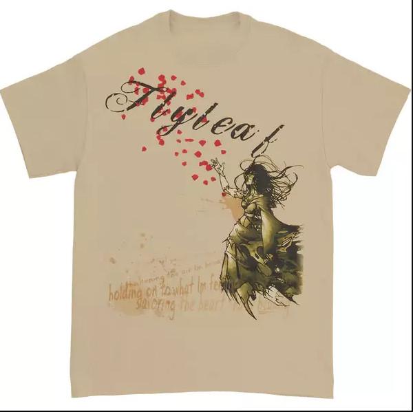 Flyleaf Hold On Light Brown Album Band T-shirt size S-5XL XXXL