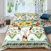 Exotic Bull Skull Duvet Cover Twin Queen Size Western Bedding Set Bohemia Flowers Quilt Cover Microfiber Feather Comforter Cover