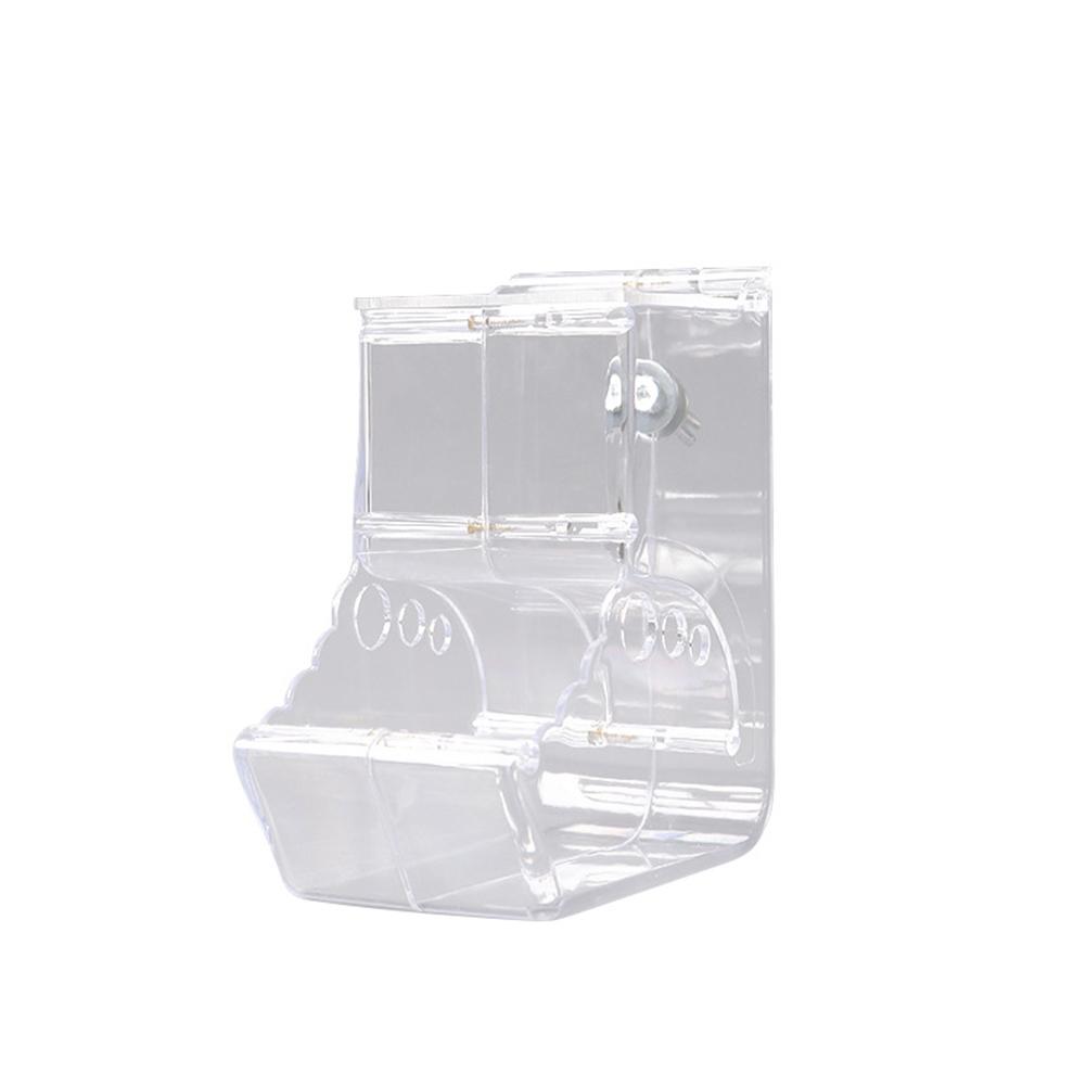 

Pet Прозрачный Акриловый Автоматический Кормушка Анти-Опрокидывание Контейнер-Раздатчик Пищи Для Хомяка Ежа Белки