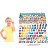 Montessori Early Education Wooden Traffic Counting Board Large Size Cognitive Math Toy For Children