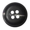 5Pcs Black Four-Eyed Button Alphabet Stick Flower Resin Clothing Accessories Knitted Cardigan Shirt Sleeve Collar Small Button