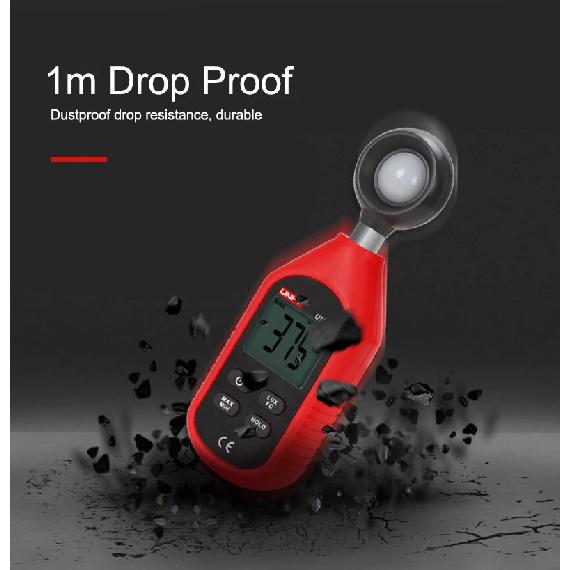 UNI-T UT383 UT383BT Mini Light Meter Digital Professional Luxometer 199900Lux 18500FC Illuminometer Photometer Light Lux Meter