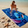 Custom Name Stitch Dreams Stylish Digital Printing Beach Towel Quick‑Drying Absorbent Blanket for Beach Pool Gym Travel