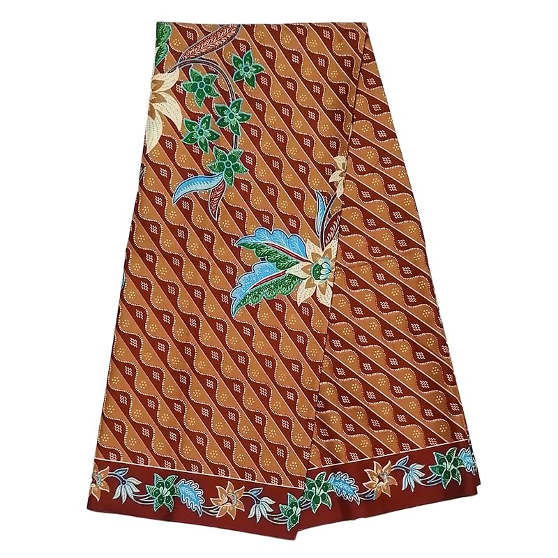 

KINOKINO Thailand batik pattern cotton print material asian ethnic cloth (C)