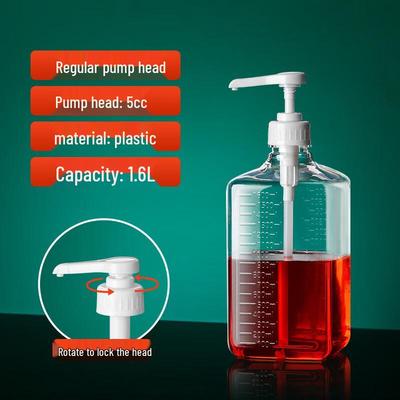 Butelka dozownik do syropu 1600 ml z pompką 5 ml