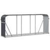 vidaXL Holzkorb Anthrazit 234x45x100 cm Verzinkter Stahl