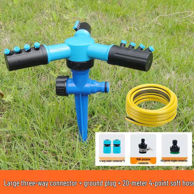 Automatic 360-Degree Rotating Garden Sprinkler