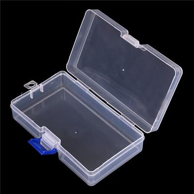 Plastic Clear Parts Storage Box Jewelry Craft Container Organizer Case