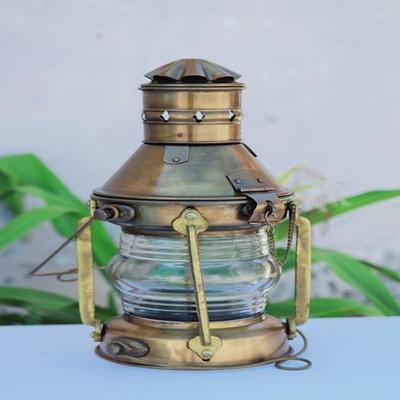 Handmade Burner Lantern, Burton Nautical Maritime Ship Oil Lamp Hanging Lantern with Dimmer Switch