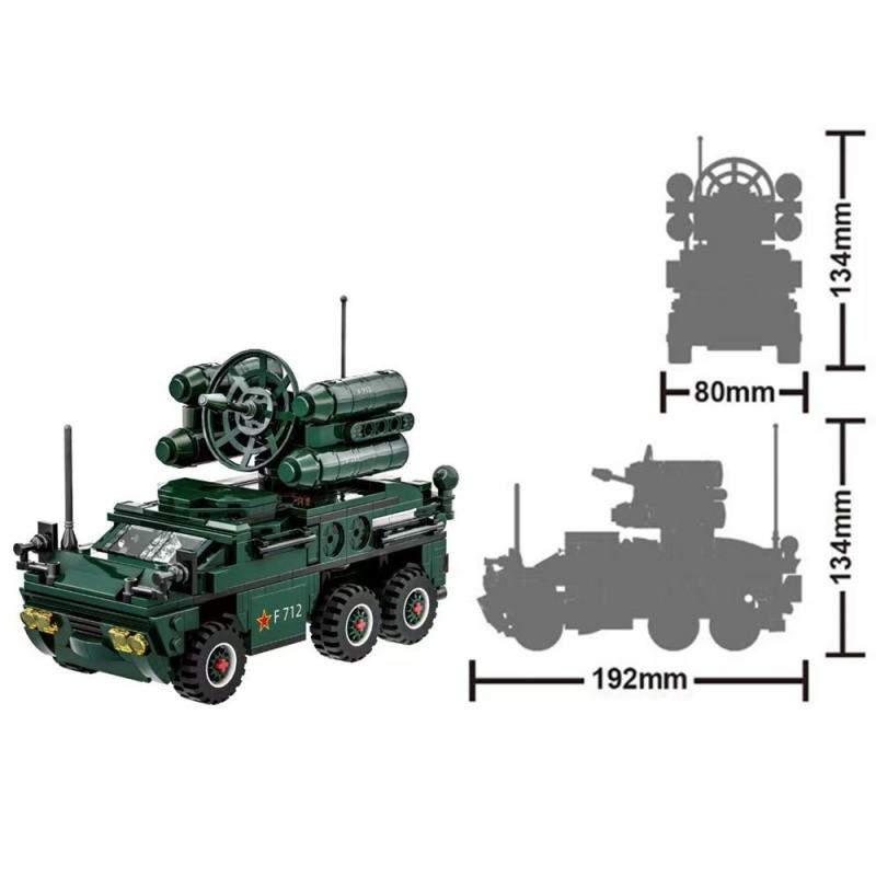 Non-Toxic Small Particle Bricks Toys 493Pcs For Children Military Army Soldiers Model Building Blocks Gifts Educational Toys 45110