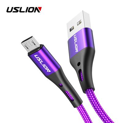 USLION 1M Micro USB Cable Fast Charging For Xiaomi Android Mobile Phone Data Cable Micro Charger