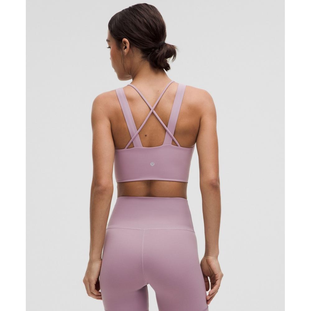 Lululemon Like A ClouD Longline brA  Light Support  D DD Cup lAvenDer Lux