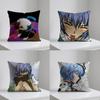 Cute RevaSReiSAyanamiS Anime Case Plush Fabric Soft Pillowcase Double Sided Print Cushion Cover Household Gifts