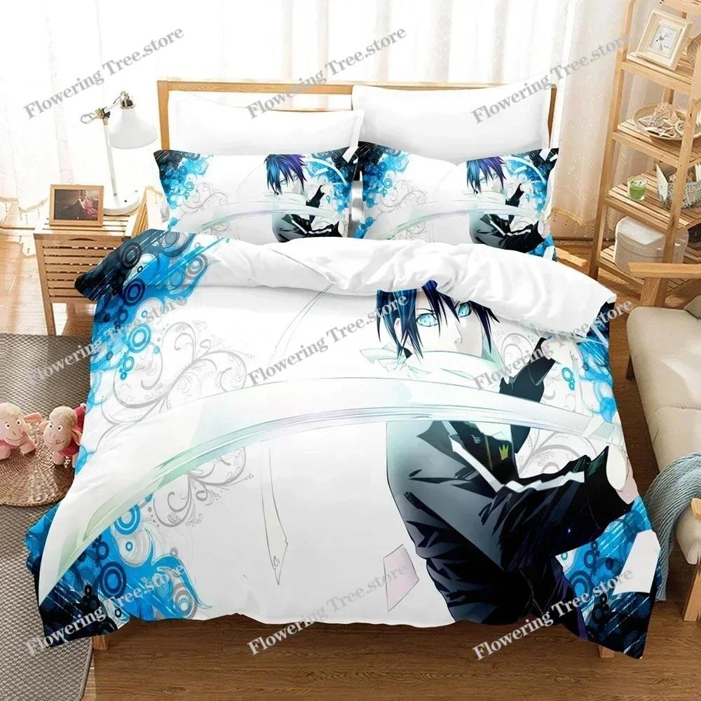 Anime Noragami Yato Bedding Set Duvet Cover Bedroom Comforter Covers Single Twin King Size Quilt Cover Home Textile029963