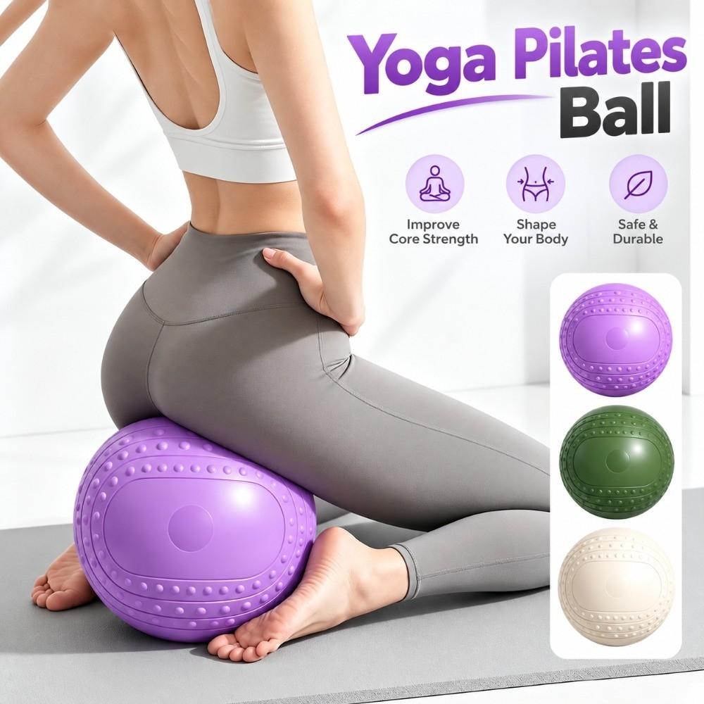 Verdickter Yoga Pilates Ball 25 CM Fitness Balance Ball Bauchdruckball Heim-Fitnessstudio