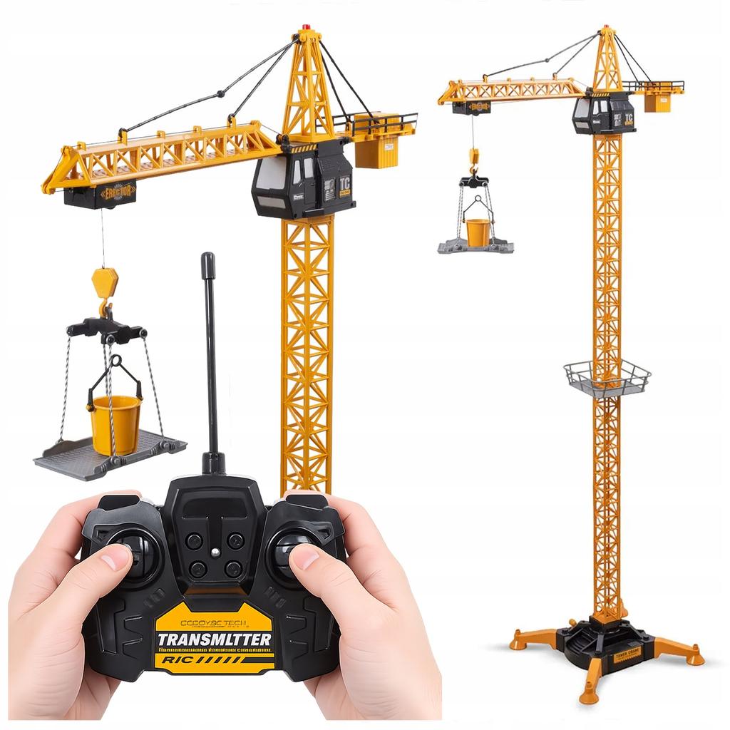 [PACZB] RC Construction Crane with Remote Control, 132 Cm High, Z3402