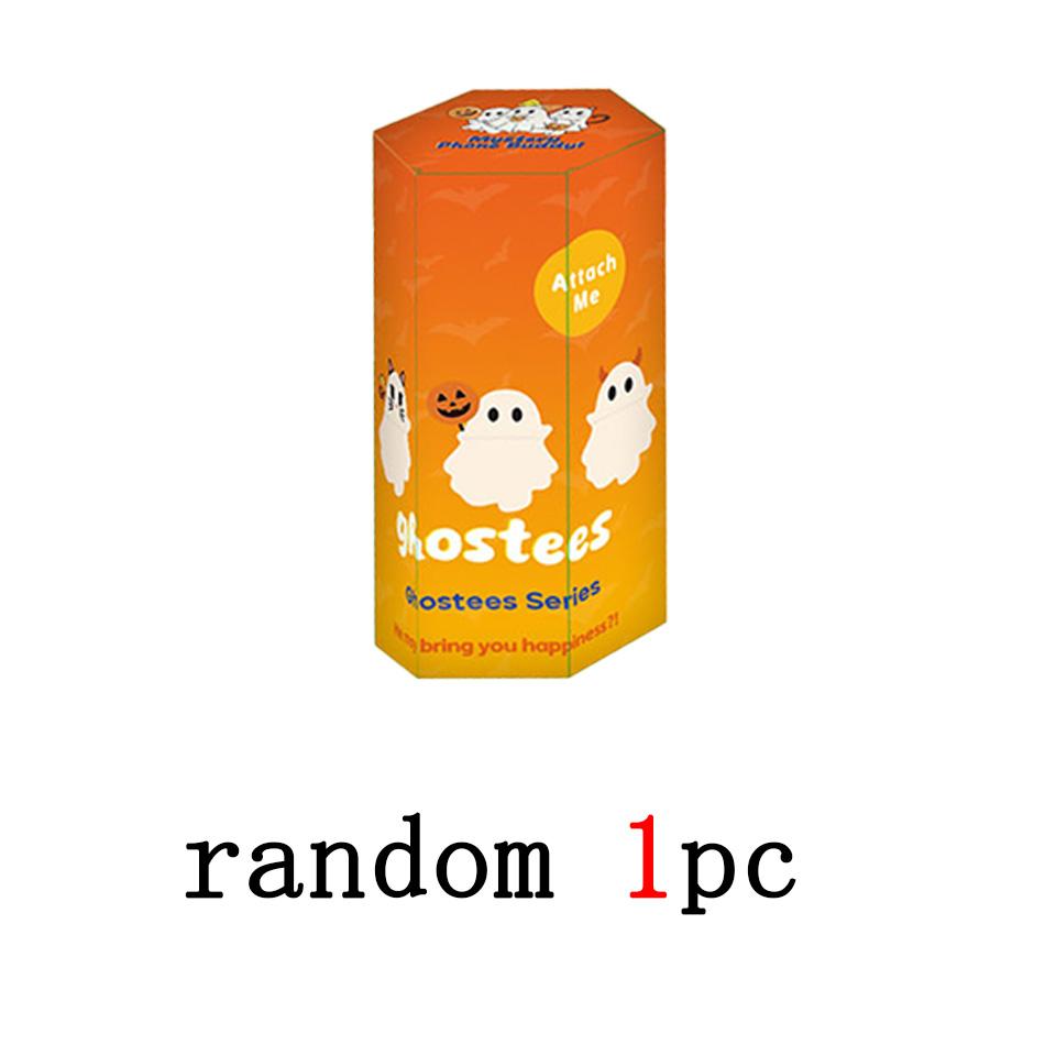 

Ghostees Halloween Ghost Phone Charm Mini Surprise Fun Desk Figurine Cute Ghost Box Mystery Buddy for Desktop Accessories