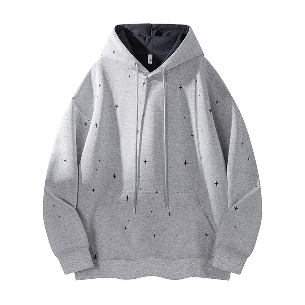 Splashing Ink Design Print Hoodie New Star Jumper Fashion Loose Long-sleeved Top