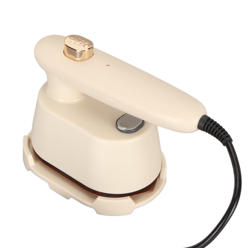 Handheld Steam Iron 40W Mini Iron Machine Dry and Wet Ironing 120ml 180 Degrees Rotatable Small Iron for Travel Home