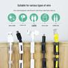 Self-Adhesive Cable Organizer: Nail-Free Acrylic Storage Buckle for Network and Power Cables