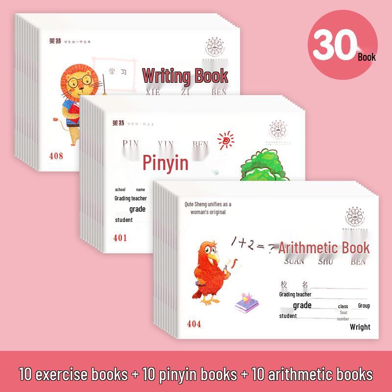 LITE Elementary Pinyin Math & Language Workbook
