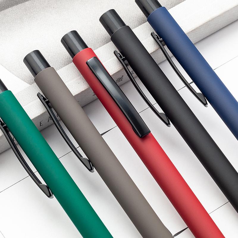10Pcs Metal Gift Advertising Pen Student Stationery Office Ballpoint Pen Name Promotional Pen