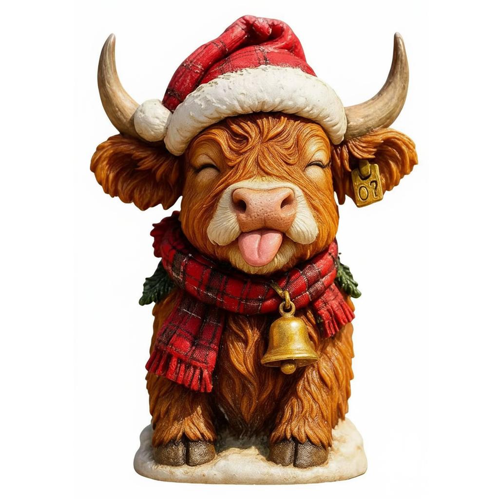 Highland Cow 24 Days Christmas Countdown Calendar Christmas Advent Calendar Xmas Countdown Calendar Holiday Gift for Cow Lovers